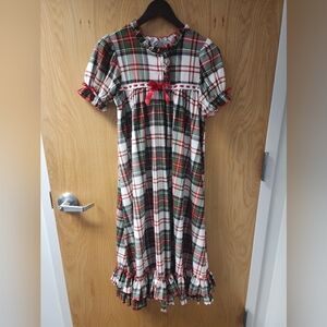 Only Little Once - The Original Clara Nutcracker Gown in White Plaid